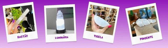 Selenita Branca - Mandala de Luz