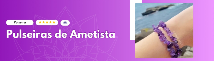 Pulseiras de Ametista - Mandala de Luz-